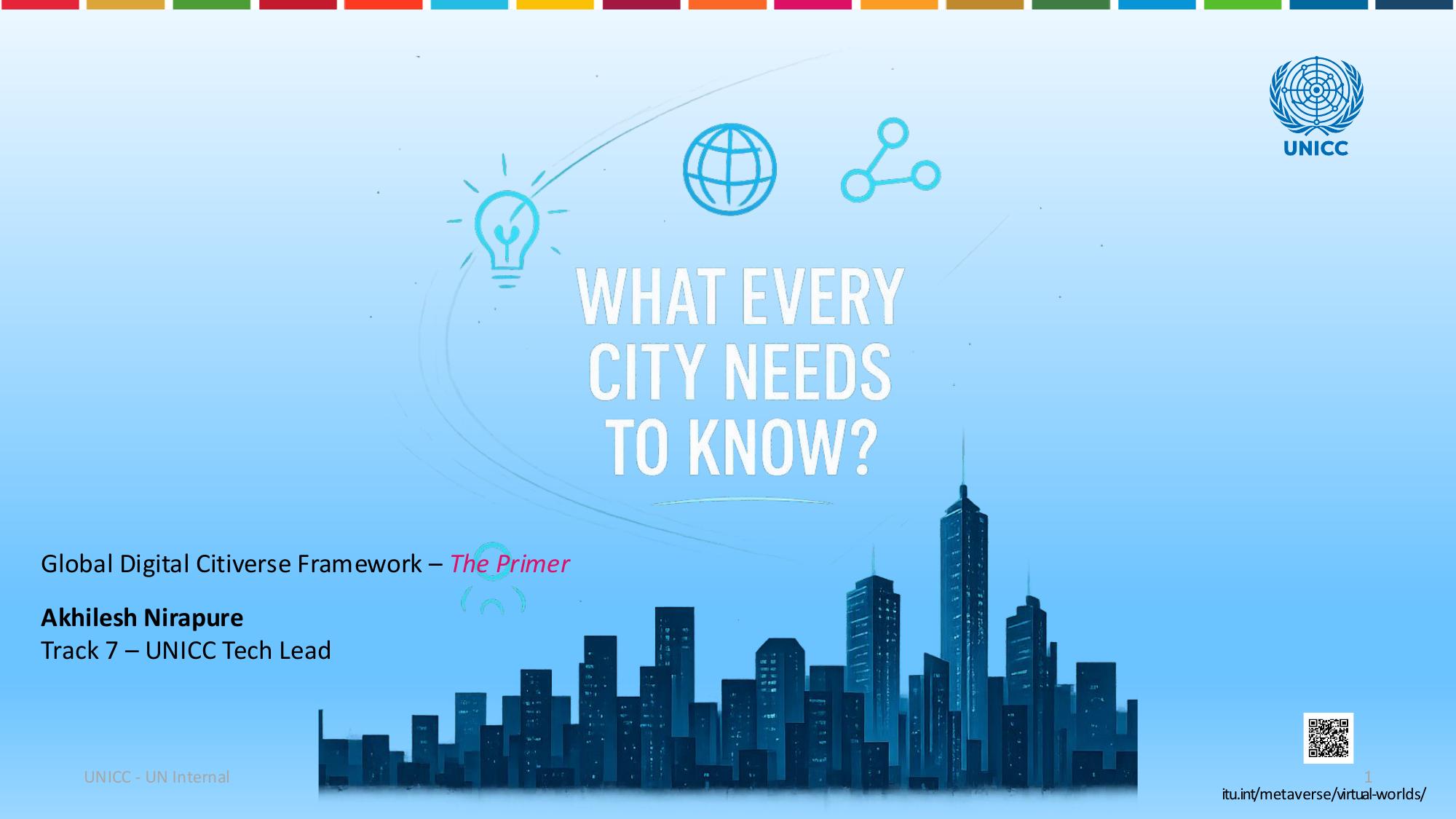 Global Digital Citiverse Framework - The Primer cover